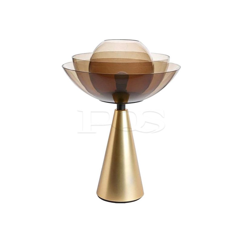 Modern Creation Booming Lotus Multi Shade Table Lamp