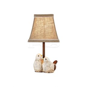 Modern Decorative Pigeon Couple Base Decorative Table Lamp