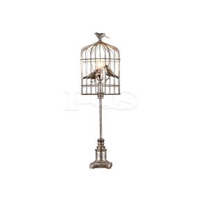 Vintage Bird Cage Decorative Table Lamp for Decoration
