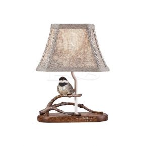 Nature Design Swallow Statue Table Lamp with Base for Decoration