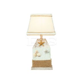 Ocean Theme Modern Decorative Milky Shade Table Lamp