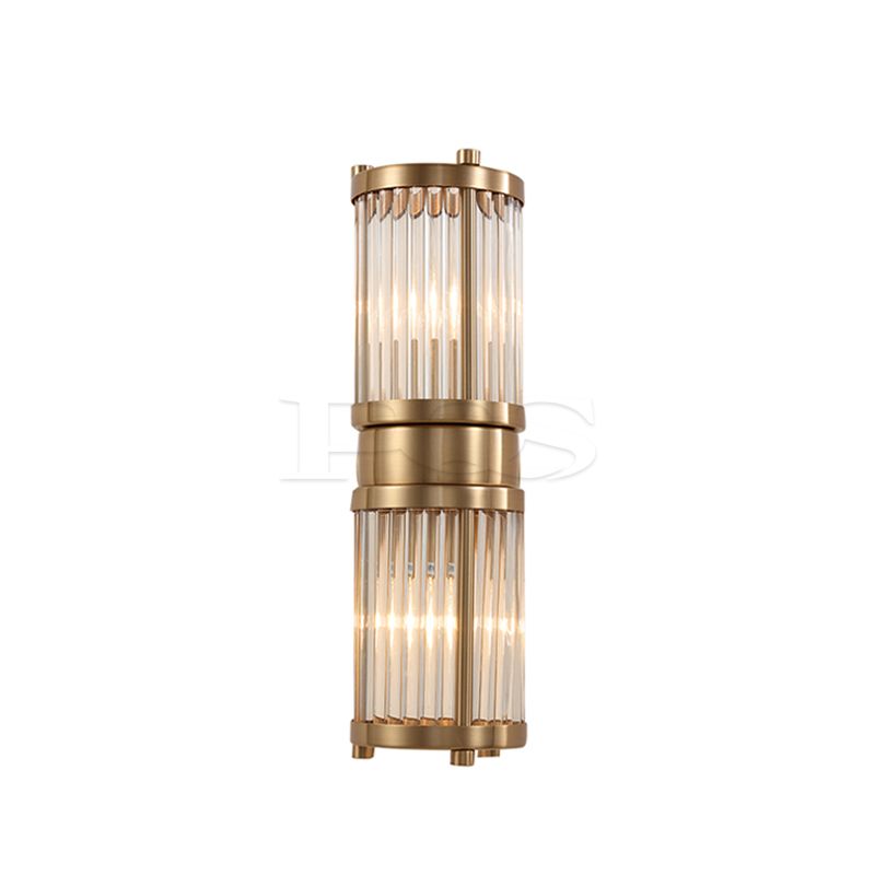 Contemporary Golden 2-in-1 Hourglass Wall Lamp