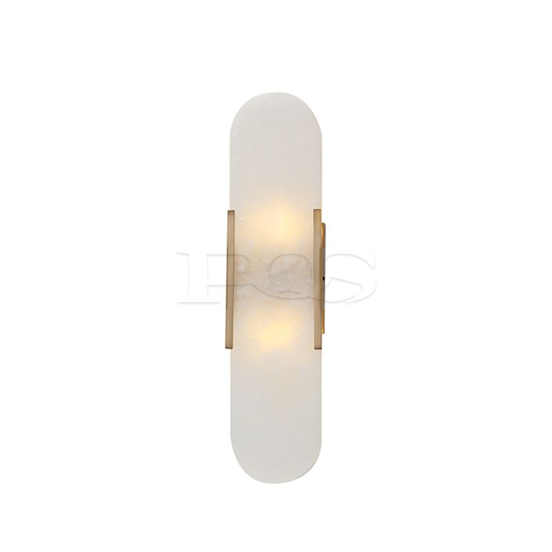 Luxurious Contemporary White Jade Wall Lamp