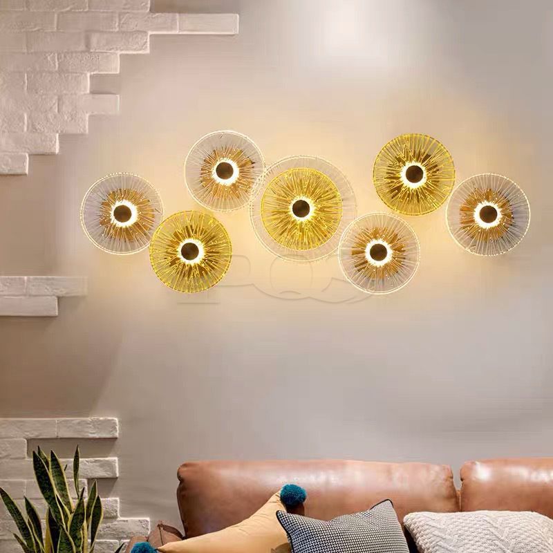Modern Fresh Lemon Slices Decorative Wall Lamp