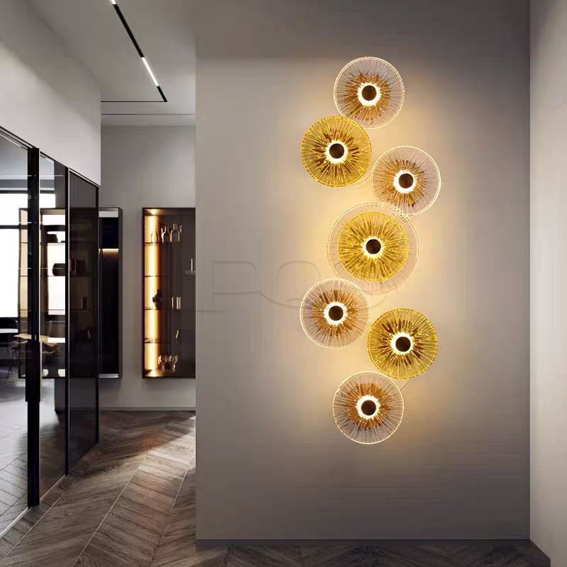 Modern Fresh Lemon Slices Decorative Wall Lamp