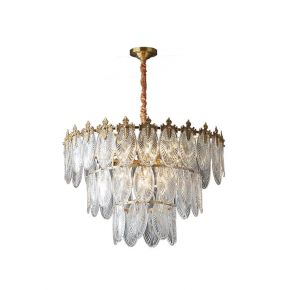 Modern Deluxe Vintage Style Feather Decorated Pendant Light Ceiling Light Fixture