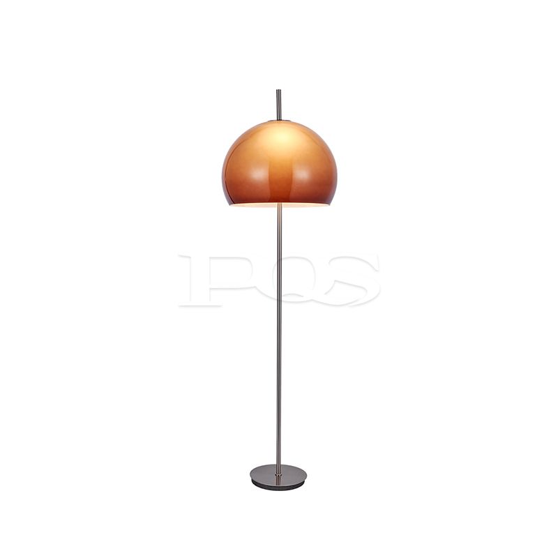 Iron Floor Lamp with Glass