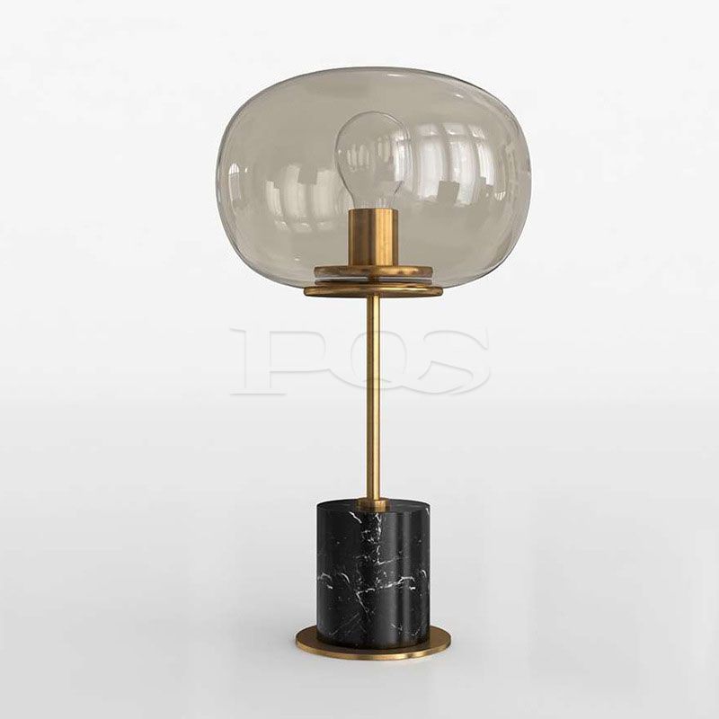 Modern & Traditional Candlestick Table Lamp with Marble Base
