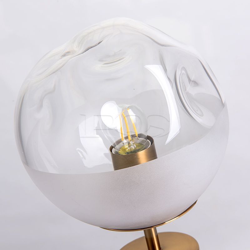 Modern Semi Transparent Lotus Bubble Decorative Table Lamp