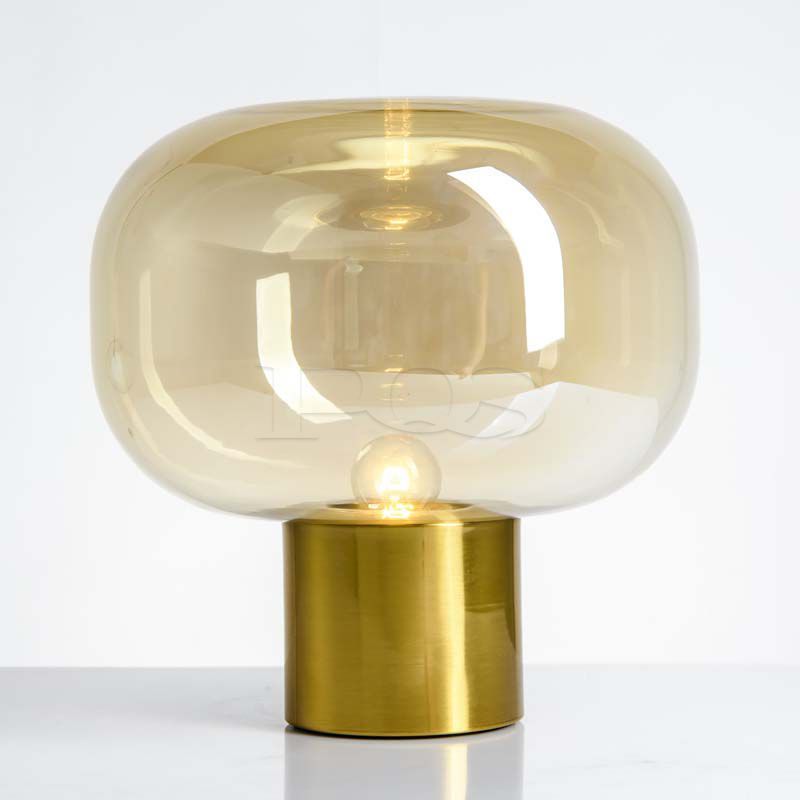 Modern Concise Large Crystal Shade Table Lamp