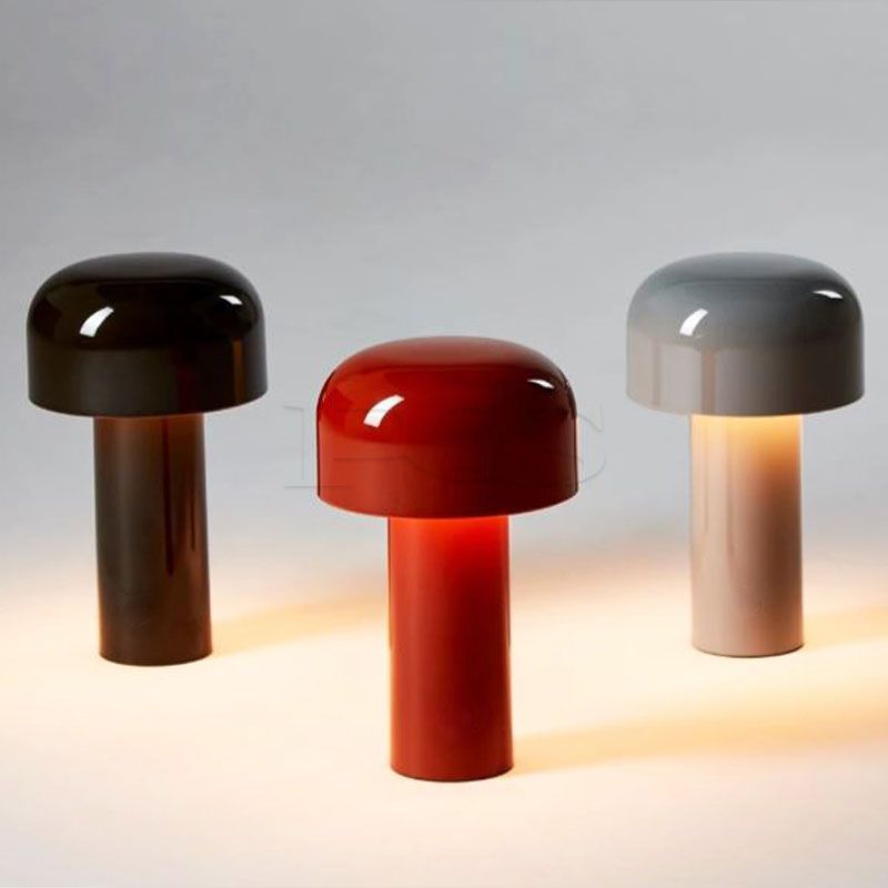 Contemporary Concise Pure White Mushroom Table Lamp