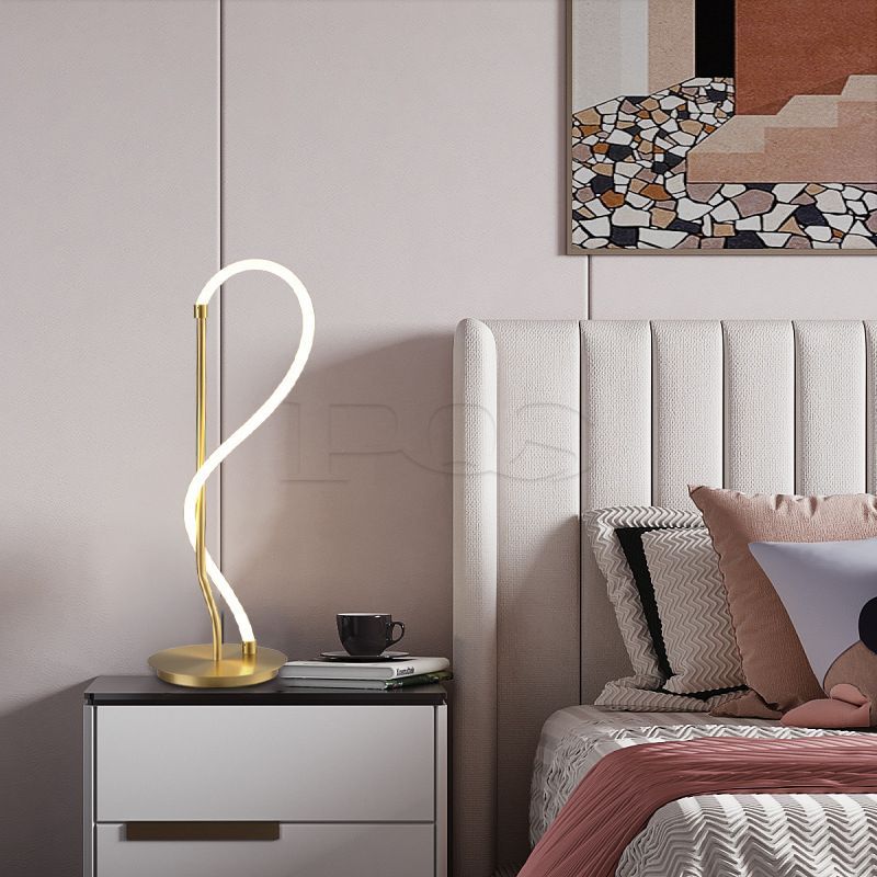 Iron Table Lamp with Silicone