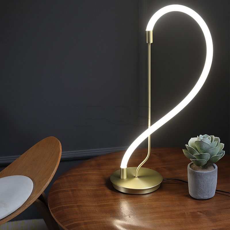 Iron Table Lamp with Silicone