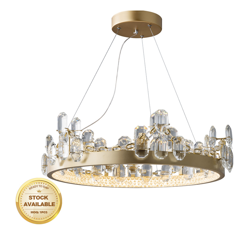 London Bridge luxury modern empire crystal golden ceiling lamp