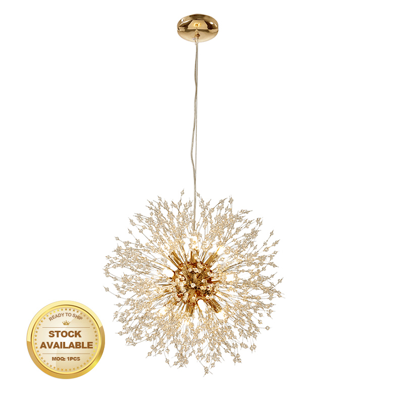 Creative Elegant Lighting Decoration Nordic ball shade Crystal Chandeliers & Pendant Lights