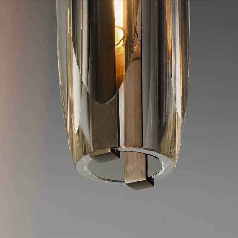 Pragmatic Modern Long Pipe Projective Business Display Pendant Ceiling Light Fixture
