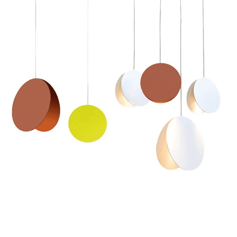 Modern Concise 2-plate Shell Hanging Decoration Pendant