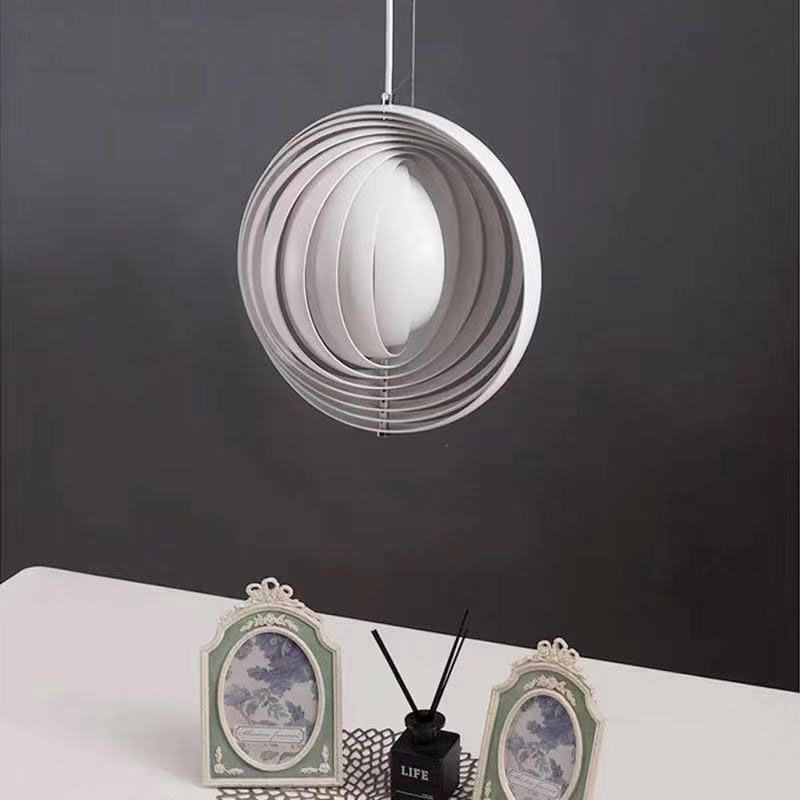 Contemporary Foldable Spherical Decorative Pendant Lamp