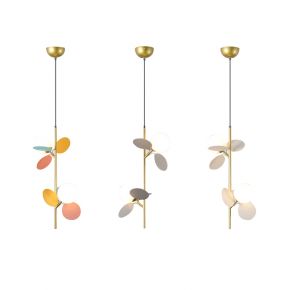 Contemporary Creative Fruit-on-the-Branch Decorative Pendant Ceiling Light Fixture