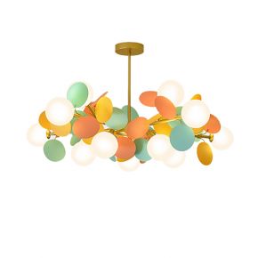 Cloud Colorful Bush Modern Decorative Clustered Pendant Lamp
