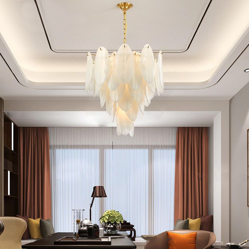Luxurious Contemporary Fish Scale Decorative Pendant Ceiling Light Fixture