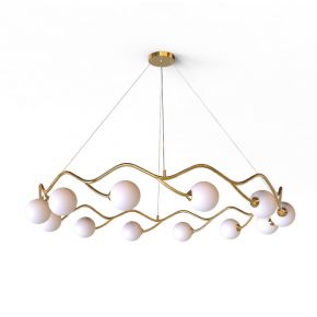 Modern Concise Milky White Lamp Shade Decorative Pendant Lamp