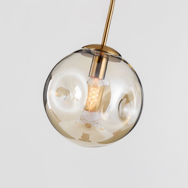 Contemporary Composite Irregular Spherical Decorative Pendant Light Ceiling Light Fixture