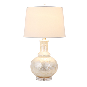 High End Silver European Elegant design table lamp living room ceramic antique vase lamp for wholesale smart table lamp