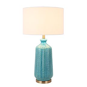 Traditional polyresin and green vase uplight table lamp smart table lamp