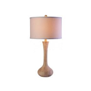 Vintage Ivory Polyresin Table Lamp