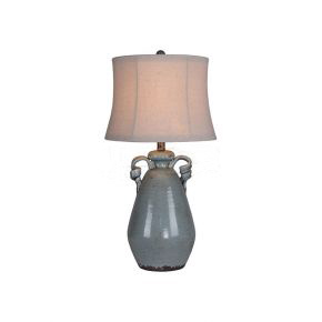 Blue-Green Chinese Ceramic Table Lamp