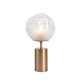 Modern Semi Transparent Lotus Bubble Decorative Table Lamp