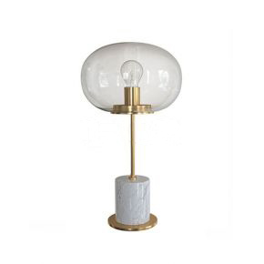 Modern & Traditional Candlestick Table Lamp with Marble Base