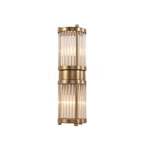 Contemporary Golden 2-in-1 Hourglass Wall Lamp