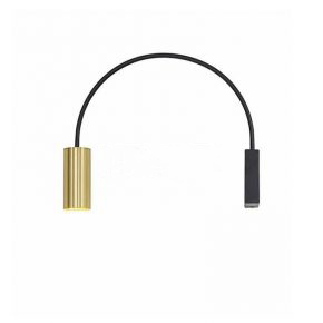 Contemporary Concise Pragmatic Linear Projecting Wall Lamp