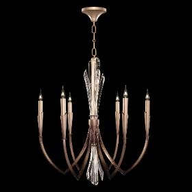 glass crystal chandelier lamp